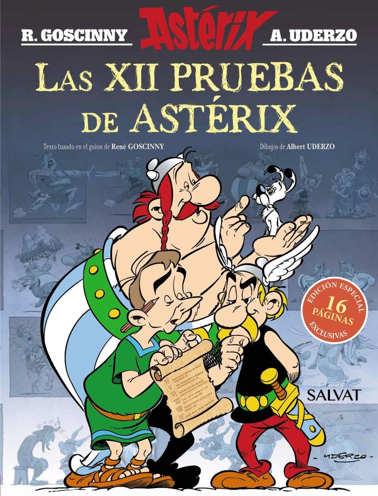 LAS XII PRUEBAS DE ASTERIX EDICION ESPECIAL, de GOSCINNY, RENE | portada del libro