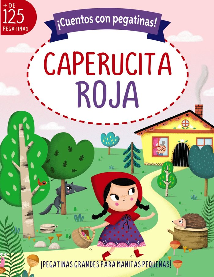¡CUENTOS CON PEGATINAS! CAPERUCITA ROJA, de MUNRO SMITH, EMMA | portada del libro