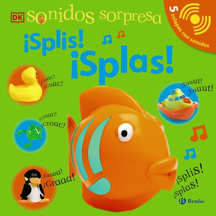 SONIDOS SORPRESA - ¡SPLIS! ¡SPLAS!, de - | portada del libro
