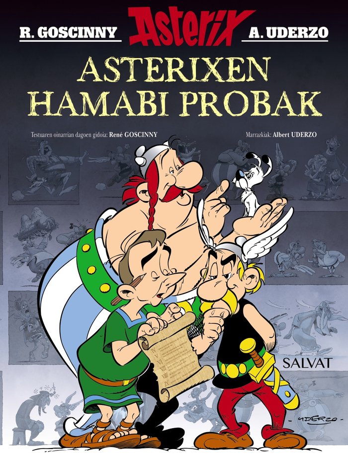 ASTERIXEN HAMABI PROBAK, de GOSCINNY, RENE | portada del libro