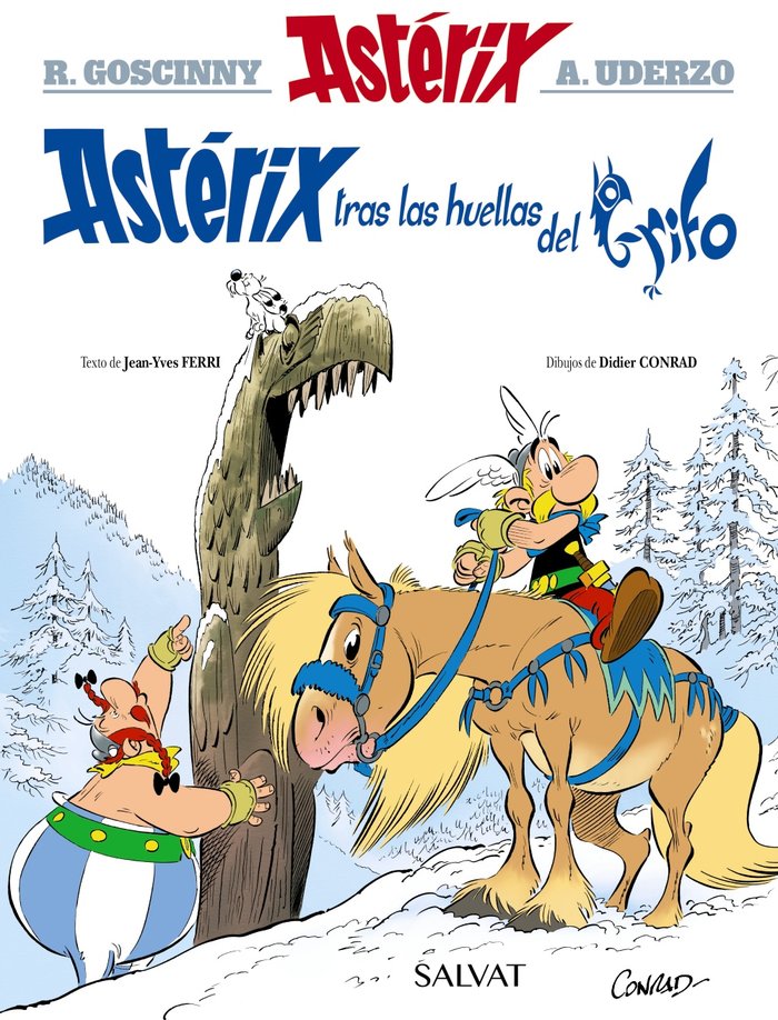ASTERIX TRAS LAS HUELLAS DEL GRIFO, de GOSCINNY, RENE | portada del libro