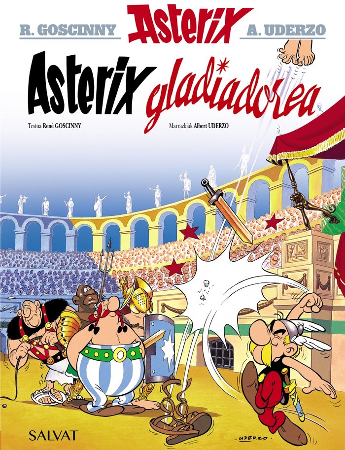 ASTERIX GLADIADOREA, de GOSCINNY, RENE | portada del libro