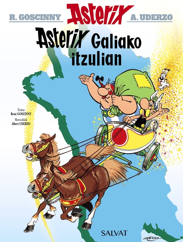ASTERIX GALIAKO ITZULIAN, de GOSCINNY, RENE | portada del libro
