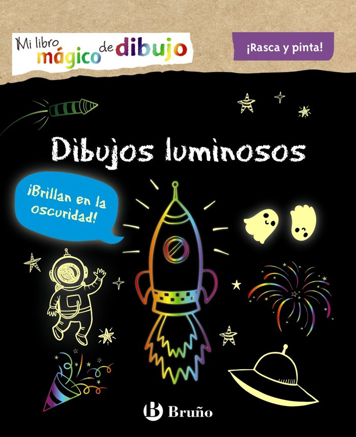 MI LIBRO MAGICO DE DIBUJO. DIBUJOS LUMINOSOS, de VARIOS AUTORES | portada del libro