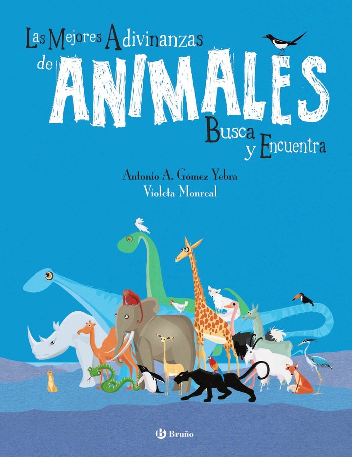 Adivina y busca animales, de MONREAL, VIOLETA | portada del libro