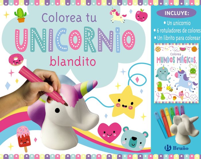 COLOREA TU UNICORNIO BLANDITO, de AA.VV. | portada del libro