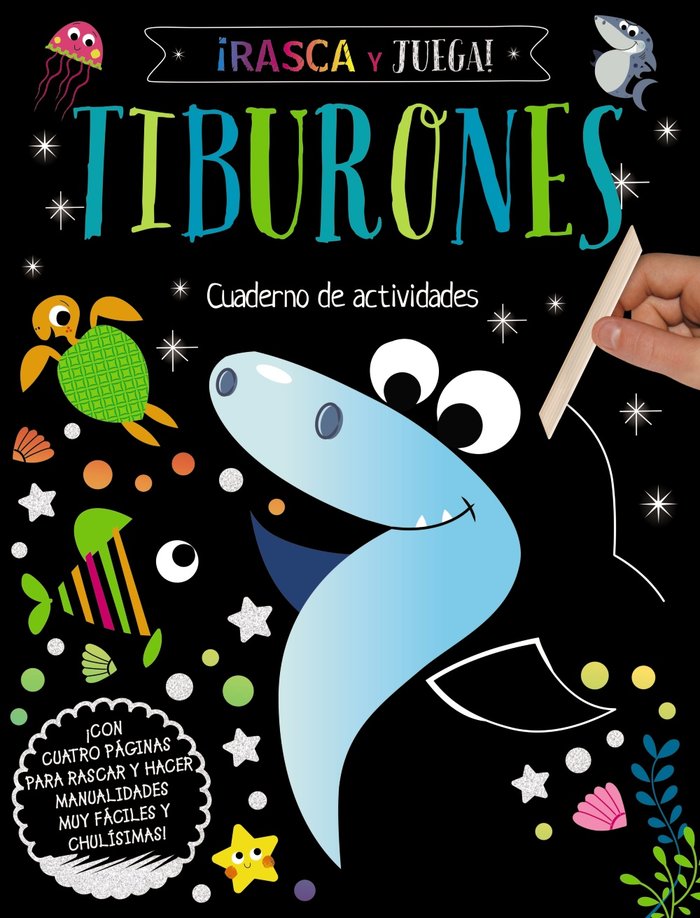 RASCA Y JUEGA TIBURONES, de AA.VV. | portada del libro