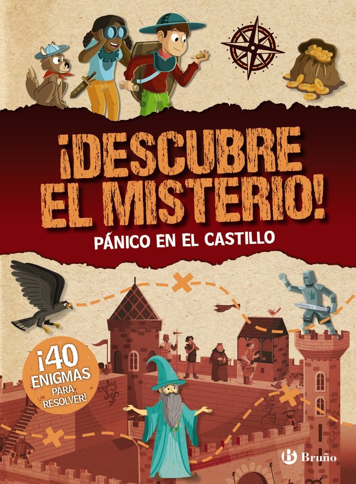 DESCUBRE EL MISTERIO PANICO EN EL CASTILLO, de MOLLICA, CATHERINE | portada del libro