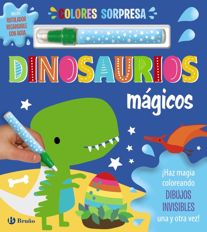 COLORES SORPRESA DINOSAURIOS MAGICOS, de VARIOS AUTORES | portada del libro