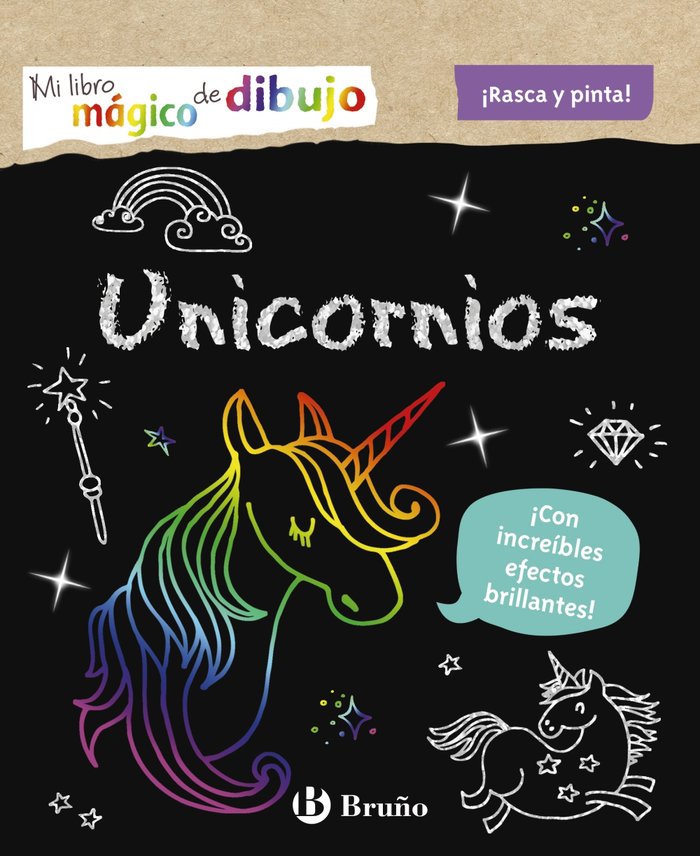 MI LIBRO MAGICO DE DIBUJO UNICORNIOS, de VARIOS AUTORES | portada del libro
