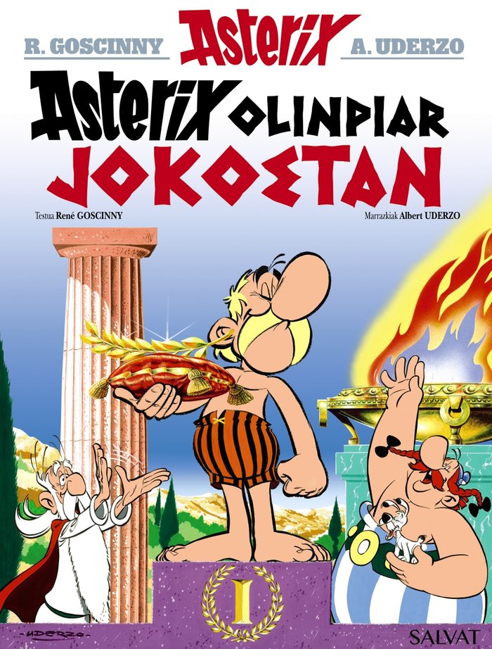 Asterix Olinpiar Jokoetan, de GOSCINNY, RENE | portada del libro