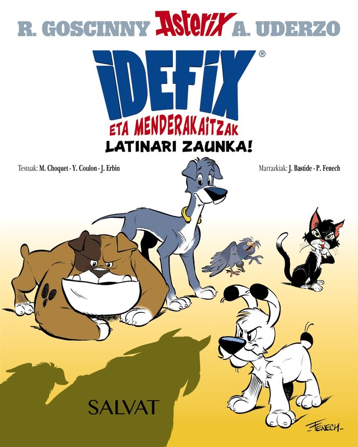 Idefix eta menderakaitzak, 1. Latinari zaunka!, de GOSCINNY, RENE | portada del libro