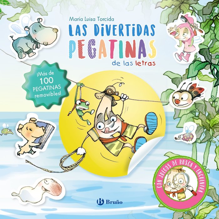 LAS DIVERTIDAS PEGATINAS DE LAS LETRAS, de TORCIDA ALVAREZ, M.ª LUISA | portada del libro