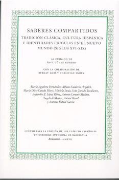 SABERES COMPARTIDOS, de AGUILERA FERNANDEZ, MARíA | portada del libro