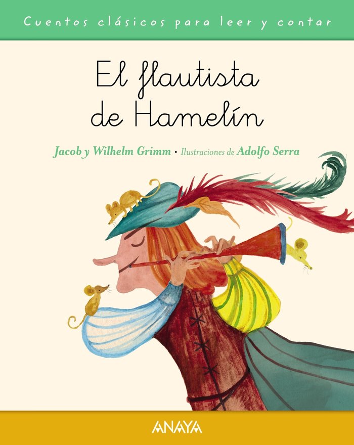El flautista de Hamelín, de Grimm, Jacob | portada del libro