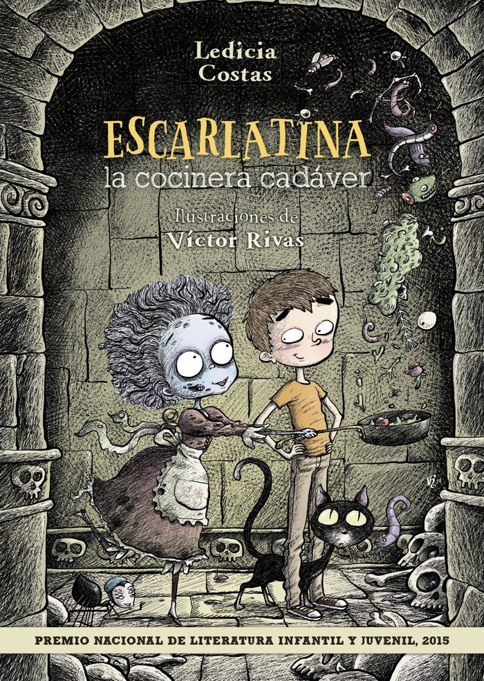 Escarlatina, la cocinera cadáver, de Costas, Ledicia | portada del libro