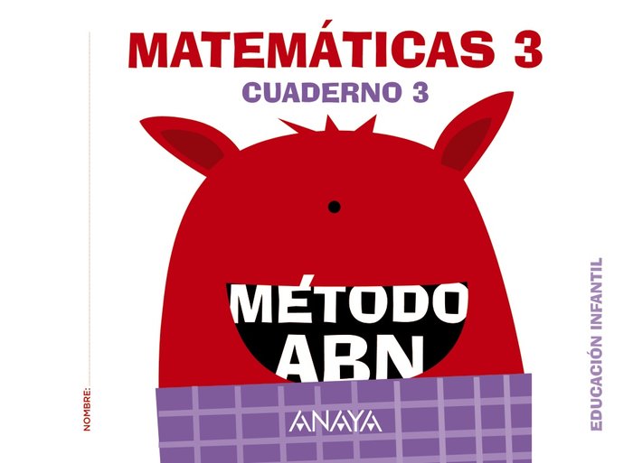 Matemáticas ABN. Nivel 3. Cuaderno 3., de Martínez Montero | portada del libro