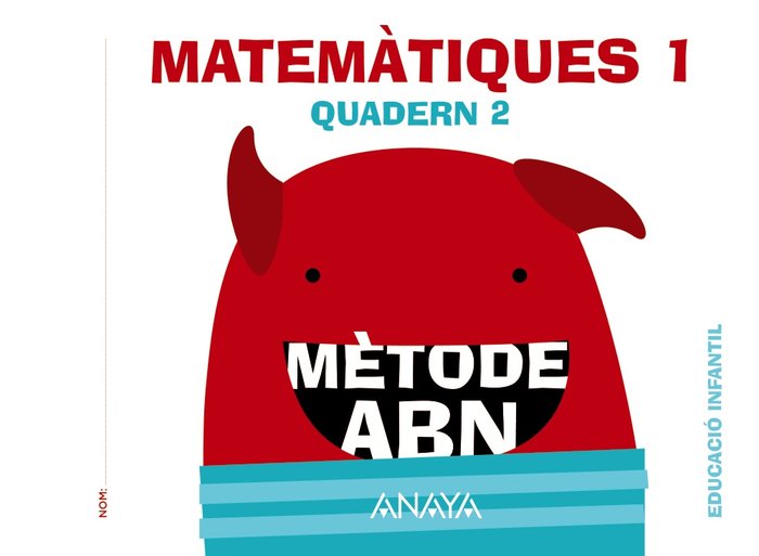 Matemàtiques ABN. Nivell 1. Quadern 2., de Martínez Montero | portada del libro
