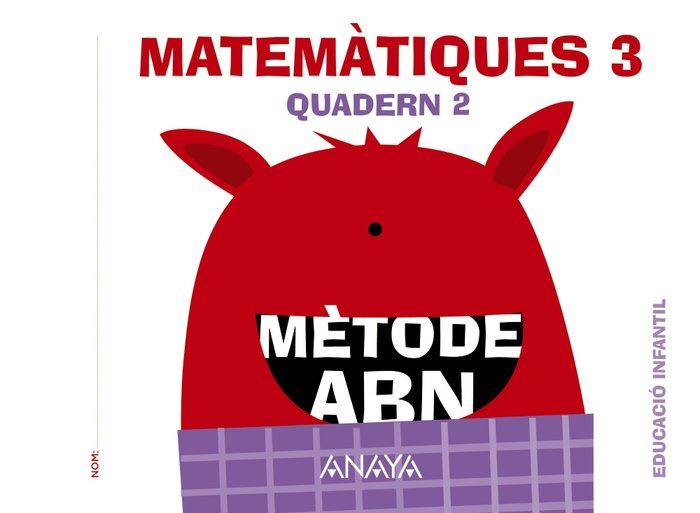 Matemàtiques ABN. Nivell 3. Quadern 2., de Martínez Montero | portada del libro