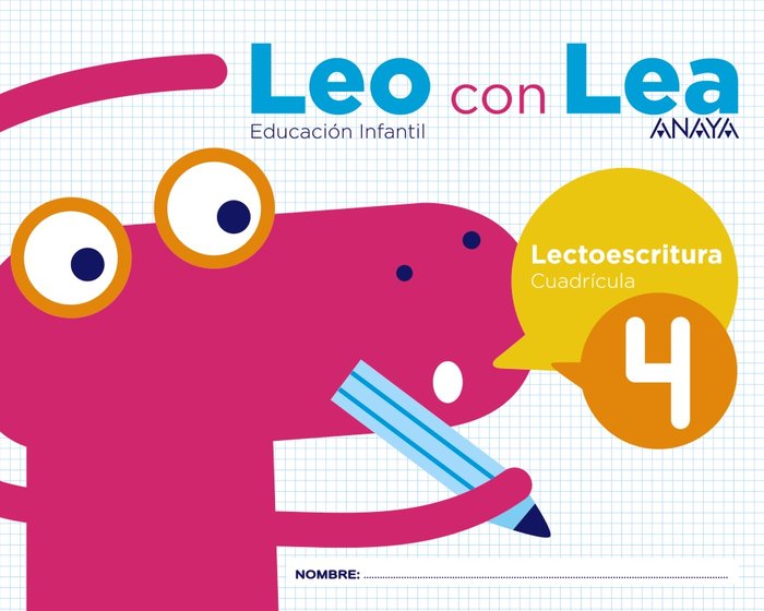 Leo con Lea 4. Cuadrícula., de Anaya Educación | portada del libro