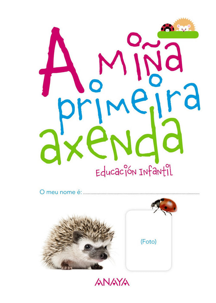 A MIÑA PRIMEIRA AXENDA EI 17 | portada del libro