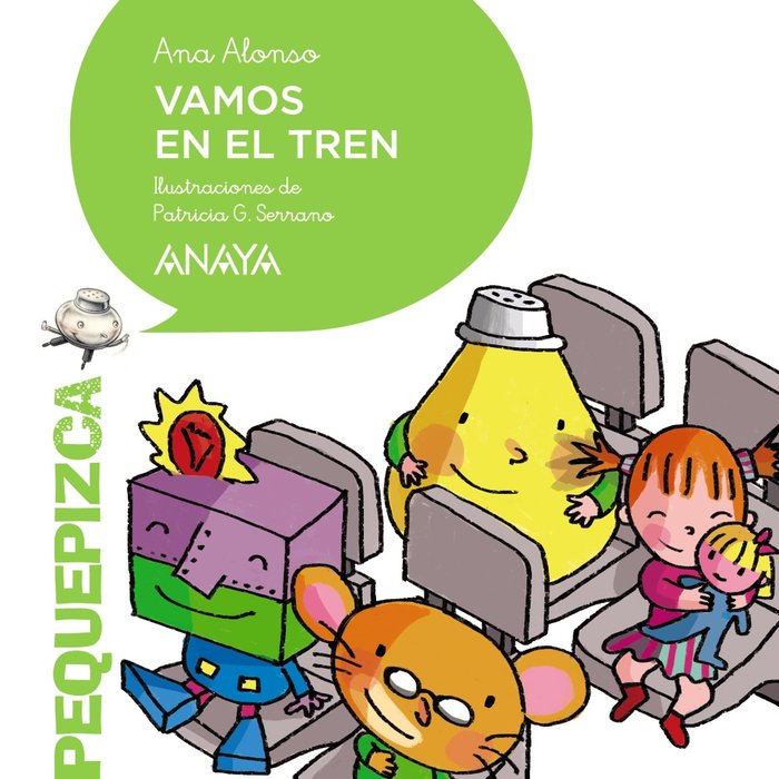 Vamos en el tren, de Alonso, Ana | portada del libro