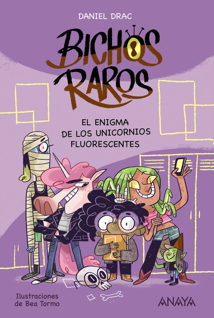 Bichos raros 1: El enigma de los unicornios fluorescentes, de Drac, Daniel | portada del libro