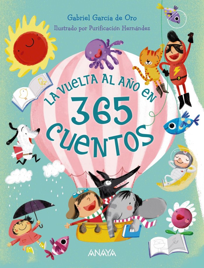 La vuelta al año en 365 cuentos, de García de Oro, Gabriel | portada del libro
