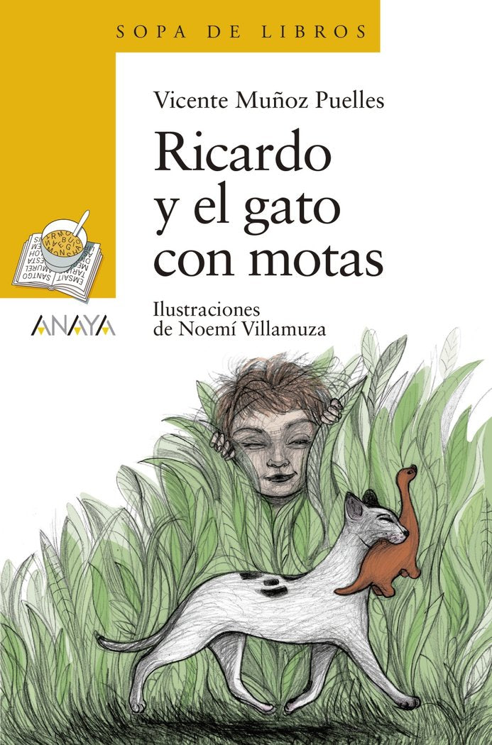 Ricardo y el gato con motas, de Muñoz Puelles, Vicente | portada del libro