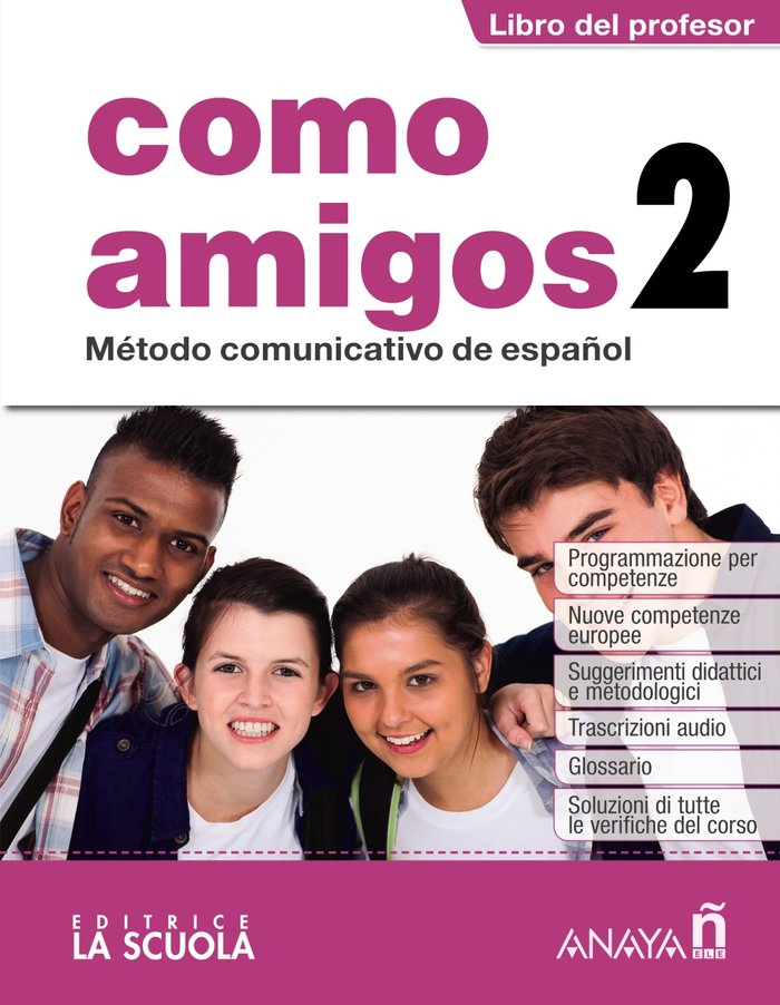 COMO AMIGOS 2 (A2). LIBRO DEL PROFESOR, de BODAS ORTEGA, MILA | portada del libro