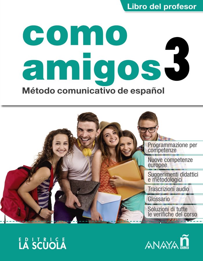 COMO AMIGOS 3 (B1). LIBRO DEL PROFESOR, de BODAS ORTEGA, MILA | portada del libro