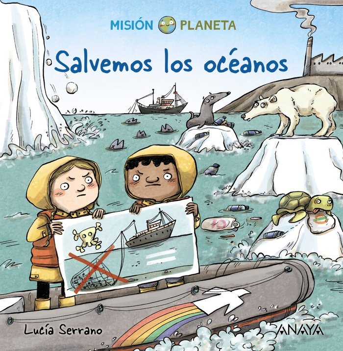 Salvemos los océanos, de Serrano, Lucía | portada del libro