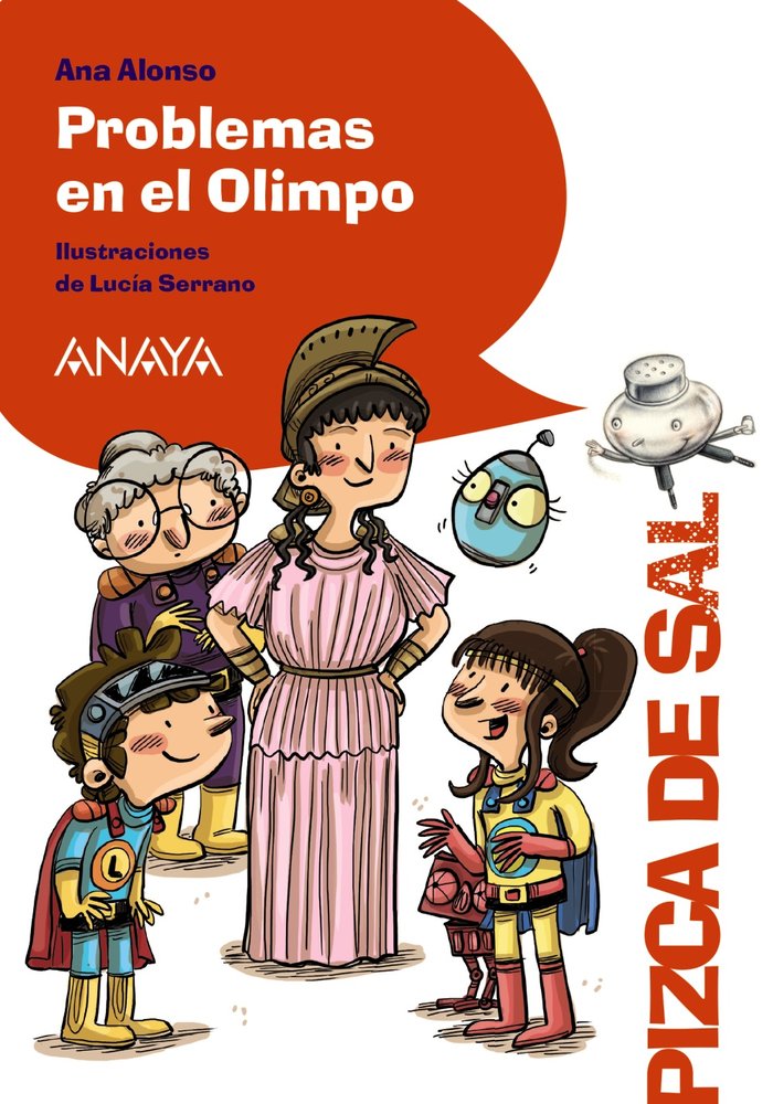 Problemas en el Olimpo, de Alonso, Ana | portada del libro