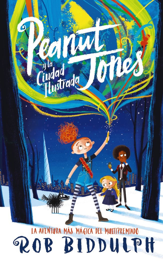 Peanut Jones y la ciudad ilustrada, de BIDDULPH, ROB | portada del libro