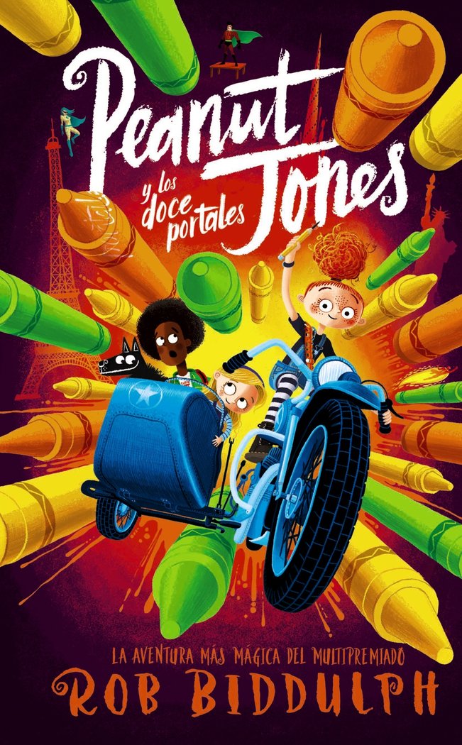 Peanut Jones y los doce portales, de BIDDULPH, ROB | portada del libro