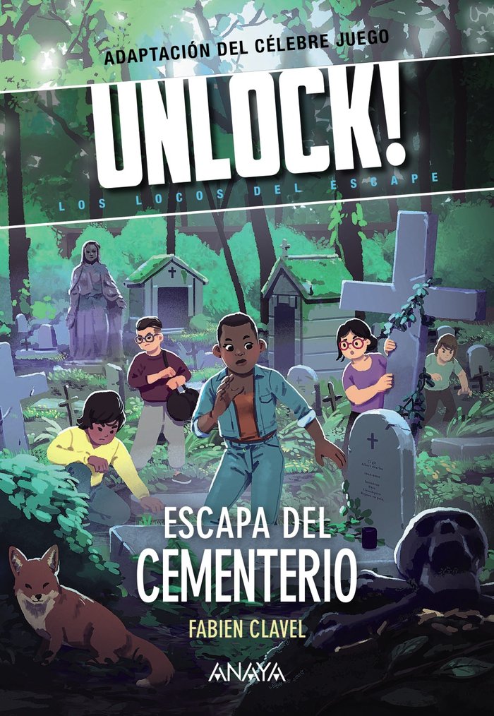 Unlock! Escapa del cementerio, de CLAVEL, FABIEN | portada del libro