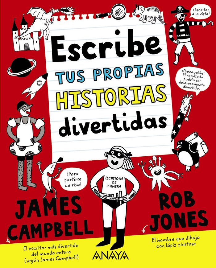 ESCRIBE TUS PROPIAS HISTORIAS DIVERTIDAS, de CAMPBELL, JAMES | portada del libro