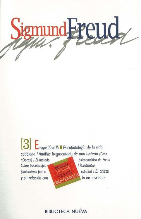 Freud - Obras Completas (III), de Freud, Sigmund | portada del libro