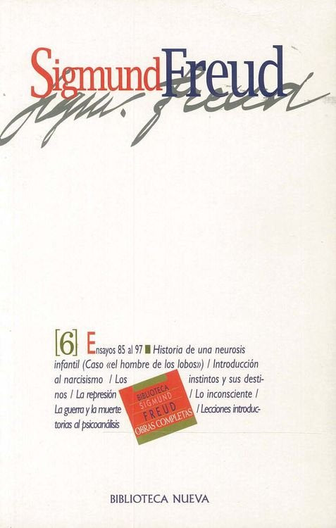 Freud - Obras Completas (VI), de Freud, Sigmund | portada del libro