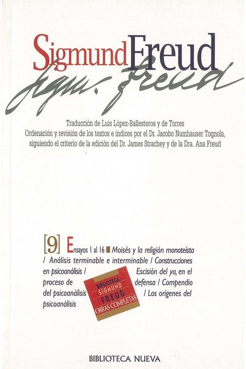 Freud - Obras Completas (IX), de Freud, Sigmund | portada del libro
