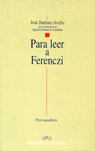 Para leer a Ferenczi, de AA.VV. | portada del libro