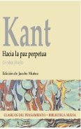 Hacia la paz perpetua, de Immanuel Kant | portada del libro