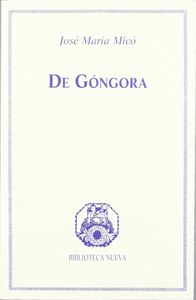 De Góngora, de MICO | portada del libro