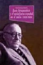 Luis Ariquistáin y el socialismo español en el exilio (1939-1959), de Juan Francisco Fuentes | portada del libro