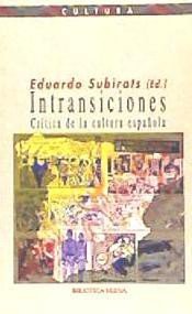 Intransiciones, de VV. AA. | portada del libro