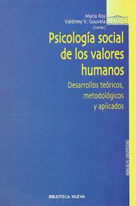 Psicolog¡a social de los valores humanos, de ROS Y VADENEY | portada del libro