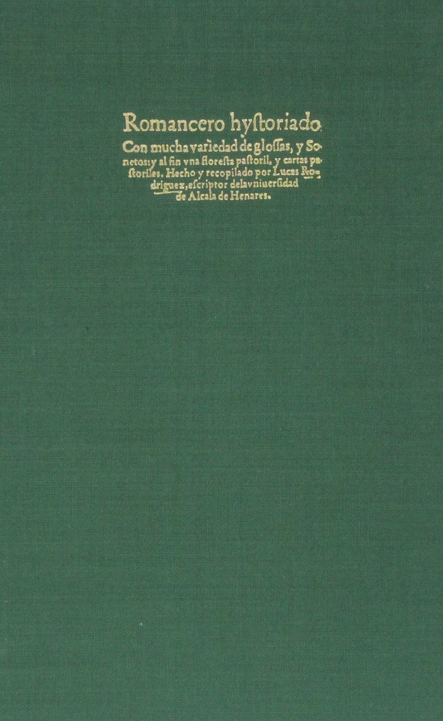 Romancero Hystoriado ., de Anónimo | portada del libro