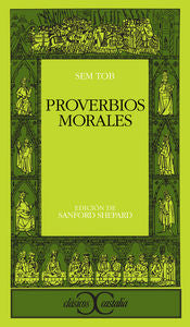 Proverbios morales ., de Tob, Sem | portada del libro