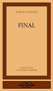 Final., de Guillén, Jorge | portada del libro