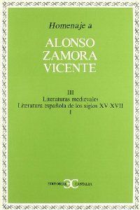 Homenaje a Alonso Zamora Vicente, vol. III-1 ., de Varios autores | portada del libro